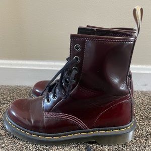 Dr. Martens vegan cherry red